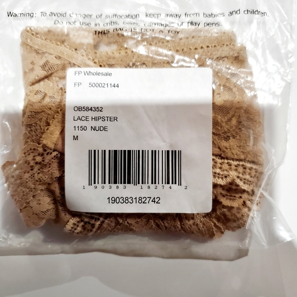 BOGO Free People Lace Hipster Panties Nude - Picture 4 of 4